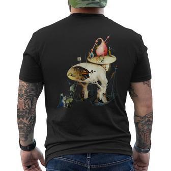 ヒエロニムス ボッシュ ディテール 地上の喜びの庭 メンズTシャツ バックプリント - Kawaiitshirt