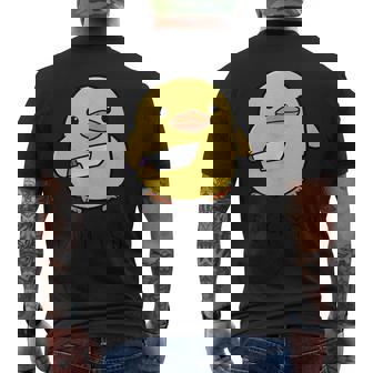 ヒップホップ Y2k Hip Hop ヴィンテージ ヒップスター レトロ エッジの効いたストリートウェア ひよこ メンズTシャツ バックプリント - Kawaiitshirt