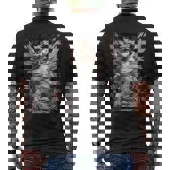 ヒップホップ Y2k ヴィンテージ ヒップスター エッジの効いたアーバン ストリートウェア エンジェル 長袖tシャツ メンズTシャツ バックプリント - Kawaiitshirt