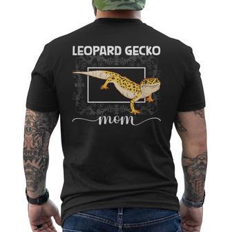 ヒョウモントカゲモドキのママ メンズTシャツ バックプリント - Kawaiitshirt