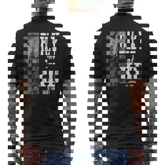 ビリー・ザ・キッド 1859-1881ウィリアム・H・ボニー、ヘンリー・マッカーティ メンズTシャツ バックプリント - Kawaiitshirt