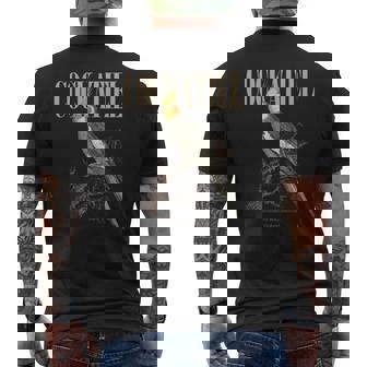 ビンテージ オカメインコ バードウォッチング アート 自然 愛 鳥 長袖tシャツ メンズTシャツ バックプリント - Kawaiitshirt