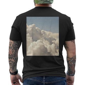 ビンテージクラウドエステティックドリームコア メンズTシャツ バックプリント - Kawaiitshirt