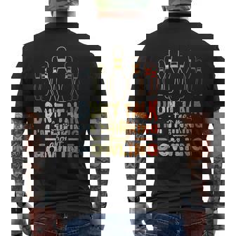 ビンテージボウリングジョークボウリングスポーツ メンズTシャツ バックプリント - Kawaiitshirt