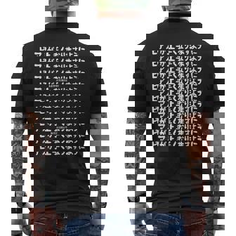 ピアノが上手くなりますように 願掛け ゲン担ぎ 神頼み お金持ちになりますように あと恋人も欲しいです 音楽好き ピアノ メンズTシャツ バックプリント - Kawaiitshirt