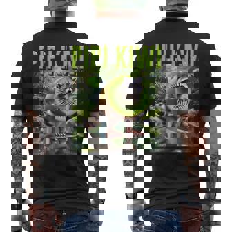 ピピ キウイ アライグマ Ai モンスター イタリアン ブレイン ロット ボーイ ミーム ジョーク メンズTシャツ バックプリント - Kawaiitshirt