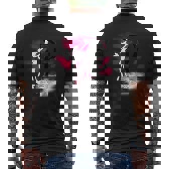 ピンクパンサー ル ピンクシルエット 霧の中 長袖tシャツ メンズTシャツ バックプリント - Kawaiitshirt