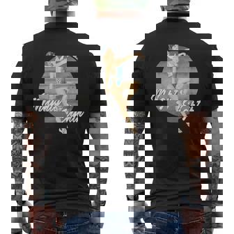 ピンナップガールww2「マイティエイツ」レトロヴィンテージ メンズTシャツ バックプリント - Kawaiitshirt