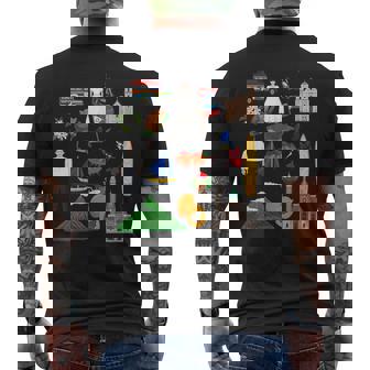 フィリピン フィリピンのアイコン お土産旅行 メンズTシャツ バックプリント - Kawaiitshirt