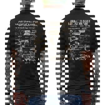 フランケンシュタイン ハロウィン ホラー映画 ヴィンテージ ホラーモンスター メンズTシャツ バックプリント - Kawaiitshirt