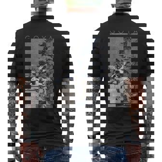 フランシスコ・ゴヤ 理性の眠りが怪物を生む メンズTシャツ バックプリント - Kawaiitshirt