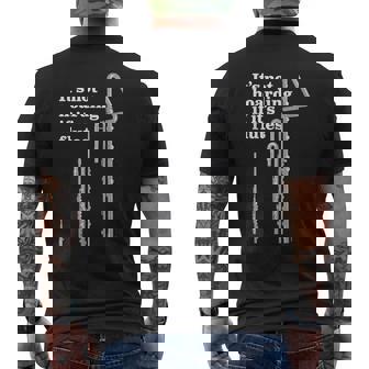 フルートプレーヤーまたはフルートの先生のためのフルートユーモア面白いフルート Flute Meme メンズTシャツ バックプリント - Kawaiitshirt