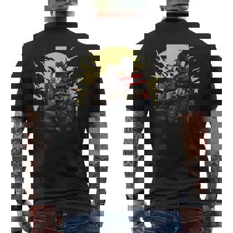 フレディ・アンド・ジェイソン・ゲーミング メンズTシャツ バックプリント - Kawaiitshirt