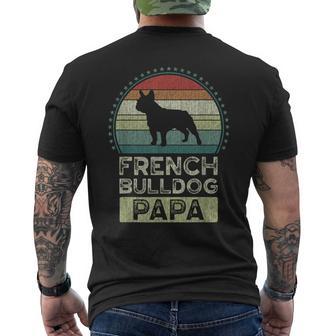 フレンチ・ブルドッグ・パパ 父の日 メンズTシャツ バックプリント - Kawaiitshirt