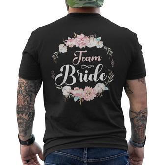 ブライドメイド シャツ チーム ブライド ブライド スクワッド バチェロレット メンズTシャツ バックプリント - Kawaiitshirt