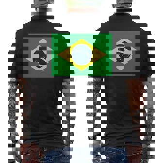 ブラジル レディース メンズ キッズ 左胸 ブラジル国旗 メンズTシャツ バックプリント - Kawaiitshirt