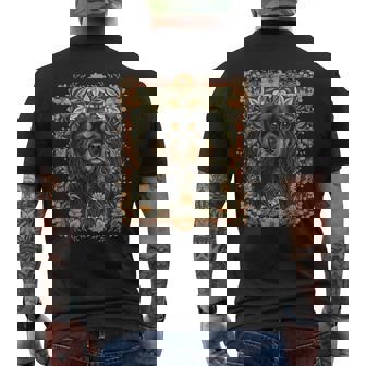 ブラックとタン キャバリア王チャールズ スパニエル ヴィンテージ メンズTシャツ バックプリント - Kawaiitshirt