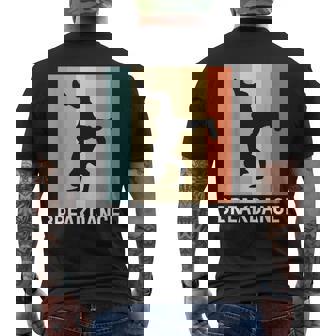 ブレイクダンス I レトロ I ダンサー ヒップホップダンス ブレイクダンス メンズTシャツ バックプリント - Kawaiitshirt