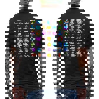 ブロックスフルーツオールフルーツ メンズTシャツ バックプリント - Kawaiitshirt