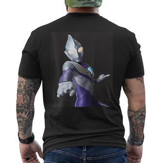 ブロマイドシリーズ ウルトラマンティガ スカイタイプ メンズTシャツ バックプリント - Kawaiitshirt
