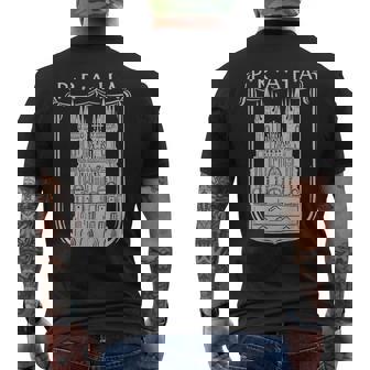 プラハ チェコ共和国 Ex チェコスロバキア お土産 プラハ メンズTシャツ バックプリント - Kawaiitshirt