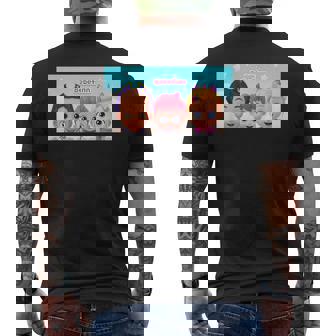 ベベフィクンででししし・良し・キッメンズ・ネガーマンズ メンズTシャツ バックプリント - Kawaiitshirt