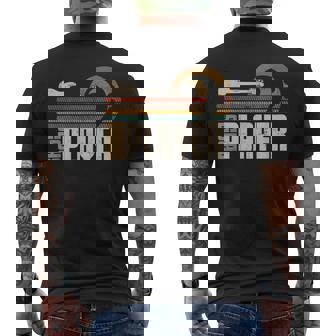 ベーシストのためのベーシストのためのベース ギター プレーヤーの型のベースの音叉のギフト メンズTシャツ バックプリント - Kawaiitshirt