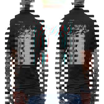 ベーパーウェーブ美的アニメ少女レトロ原宿aporwave メンズTシャツ バックプリント - Kawaiitshirt