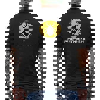 ペルメトリンダニ忌避剤 長袖tシャツ メンズTシャツ バックプリント - Kawaiitshirt