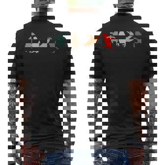 ペンギンペンギン アニマルラバーズ レトロペンギン 長袖tシャツ メンズTシャツ バックプリント - Kawaiitshirt