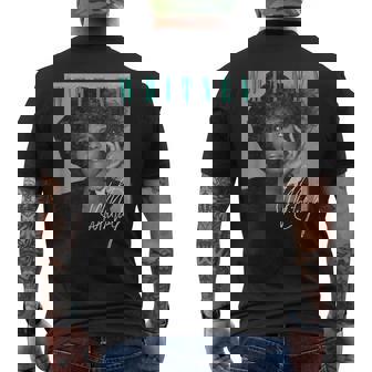 ホイットニー・ヒューストン・シューティングスター メンズTシャツ バックプリント - Kawaiitshirt