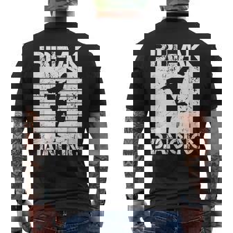 ボーイズヒップホップダンスブレイクダンス メンズTシャツ バックプリント - Kawaiitshirt