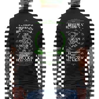 マクギネス アイルランド名 伝説 シャムロック 聖パトリックデー メンズTシャツ バックプリント - Kawaiitshirt