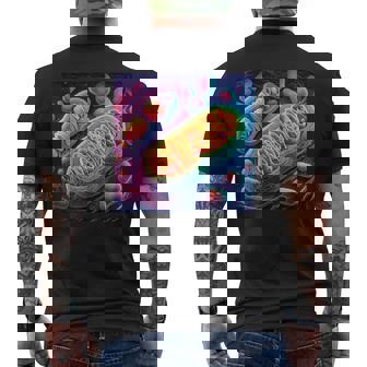 ミトコンドリア 細胞生物学 エネルギー Atp メンズTシャツ バックプリント - Kawaiitshirt