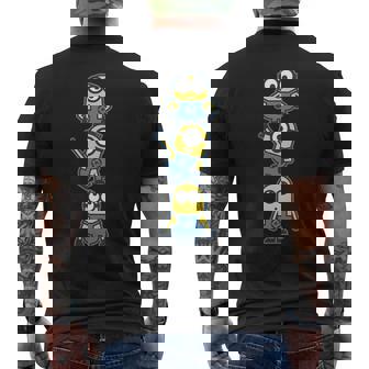 ミニオンズ カレッジエイト 2024 フロント&バック メンズTシャツ バックプリント - Kawaiitshirt