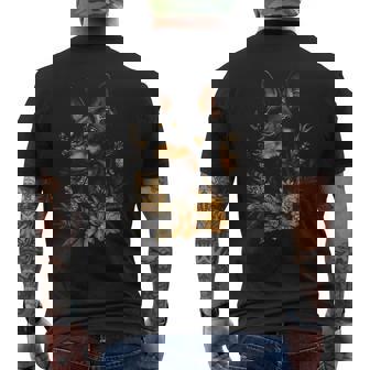 ミニチュアピンシャー 犬モチーフ ペットアート ミニチュアピンシャー メンズTシャツ バックプリント - Kawaiitshirt