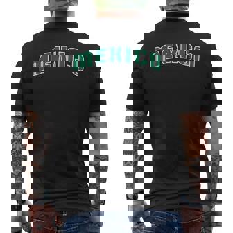 メキシコ 野球 Beisbol Futbol サッカー 2023 ビバ メキシコ 国旗 メンズTシャツ バックプリント - Kawaiitshirt