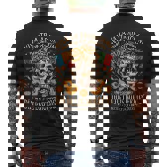 メキシコの遺産 ディア・デ・ロス・ムエルトス・カラベラ メンズTシャツ バックプリント - Kawaiitshirt