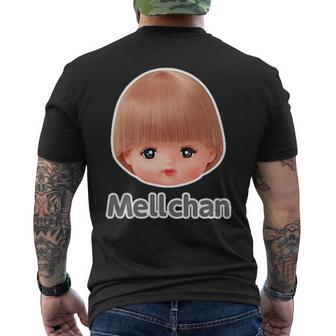 メルちゃん ラブリーフレンズ バックプリント メンズTシャツ バックプリント - Kawaiitshirt