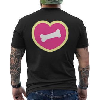 メルちゃんのペット いぬのポコちゃん バックプリント メンズTシャツ バックプリント - Kawaiitshirt