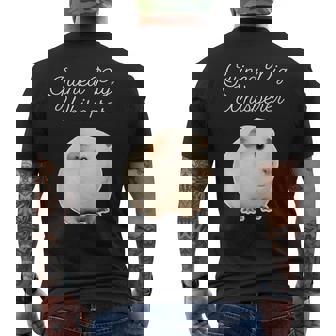 モルモット ウィスパラー アメリカモルモット メンズTシャツ バックプリント - Kawaiitshirt