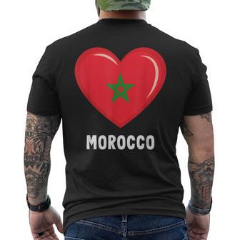 モロッコ国旗シャツ メンズTシャツ バックプリント - Kawaiitshirt