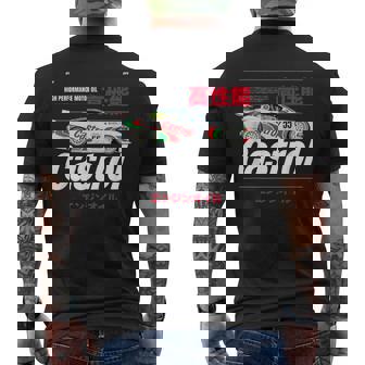 モーターオイル レーシングカー 日本語グラフィック Papl3540 メンズTシャツ バックプリント - Kawaiitshirt