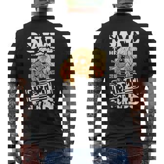 ヤドカリを救う メンズTシャツ バックプリント - Kawaiitshirt