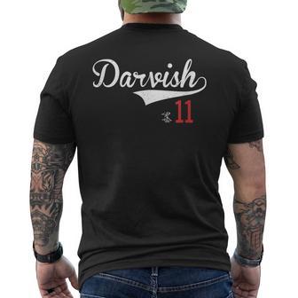 ユウ・ダルビッシュ・ヴィンテージ・ゲームデー メンズTシャツ バックプリント - Kawaiitshirt