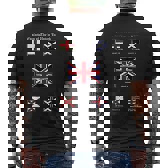 ユニオンジャックの進化 メンズTシャツ バックプリント - Kawaiitshirt