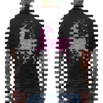 ユニコーン 解剖学 面白い ユニコーンの解剖学 メンズTシャツ バックプリント - Kawaiitshirt