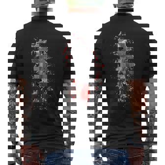 ヨウム 鳥 動物 図 バードウォッチング 贈り物 鳥類学者 生物学者 自然科学 メンズTシャツ バックプリント - Kawaiitshirt