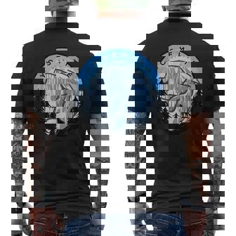 ヨセミテ国立公園 ハーフドーム ヴィンテージポスター スーベニア メンズTシャツ バックプリント - Kawaiitshirt