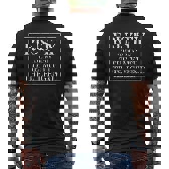 ラスティtシャツギフト メンズTシャツ バックプリント - Kawaiitshirt